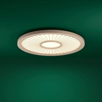 Eglo - Світлодіодний стельовий світильник з регулюванням яскравості LED/36W/230V 4000K бежевий