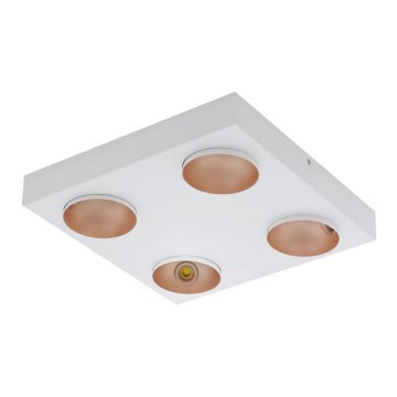Eglo - Світлодіодний стельовий світильник з регульованою яскравістю 4xLED/3,3W/230V