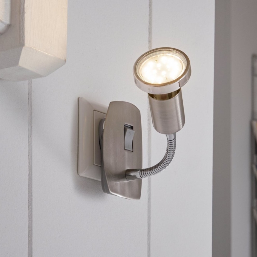 Eglo - Світлодіодний світильник в розетку 1xGU10-LED/3W/230V
