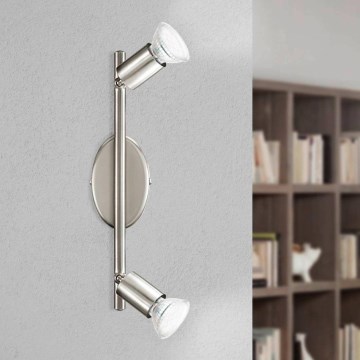 Eglo - Світлодіодний точковий світильник 2xGU10/2,8W/230V