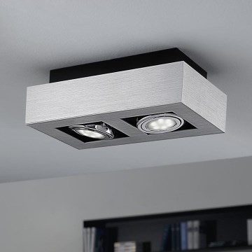 Eglo - Світлодіодний точковий світильник 2xGU10-LED/5W/230V