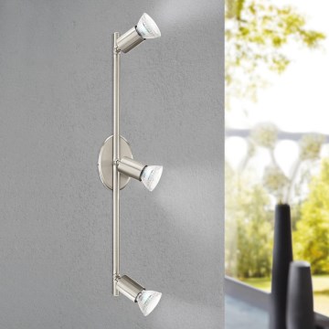 Eglo - Світлодіодний точковий світильник 3xGU10-LED/2,8W/230V