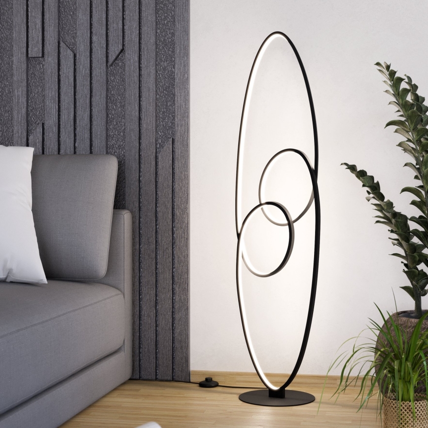 Eglo - Світлодіодний торшер LED/38W/230V 3000K чорний