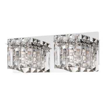 Eglo - Світлодіодний кришталевий настінний світильник 2xG9/3W/230V