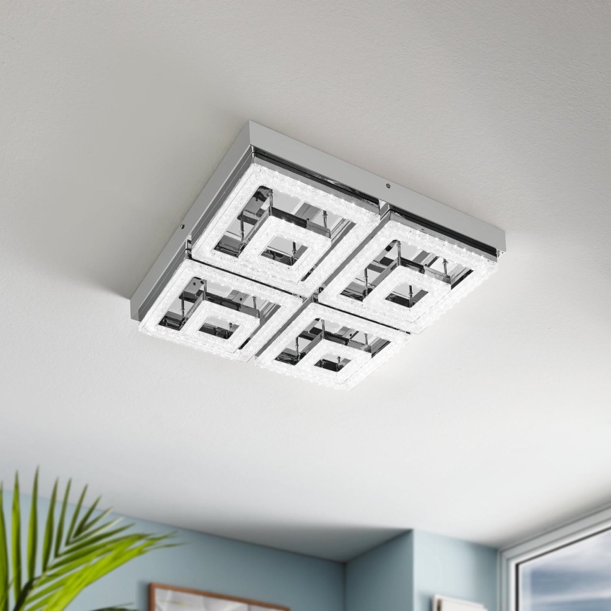 Eglo - Світлодіодний кришталевий стельовий світильник LED/48W/230V