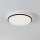 Eglo - Світлодіодний стельовий світильник для ванної кімнати LED/15,6W/230V IP44 чорний