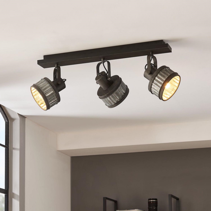 Eglo - Точечный светильник 3xE27/28W/230V