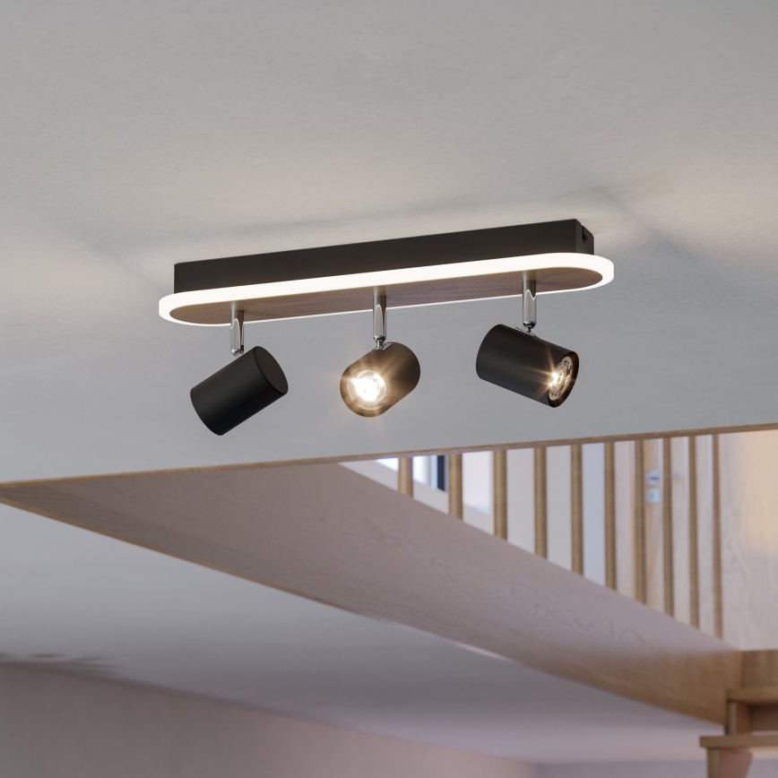 Eglo - точечный светильник LED/20W/230V коричневый/чёрный