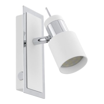 EGLO - Точковий LED світильник 1xGU10/5W/230V білий