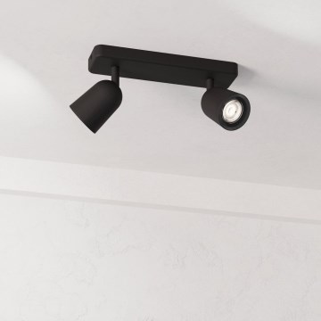 Eglo - точковий світильник 2xGU10/10Вт/230В, чорний