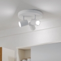 Eglo - Точковий світильник для ванної кімнати 3xGU10/5W/230V діам. 25 см IP44 білий