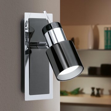 Eglo - Точковий LED світильник 1xGU10/5W/230V чорний