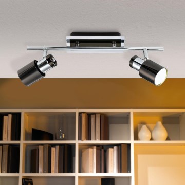 Eglo - Точковий LED світильник 2xGU10/5W/230V