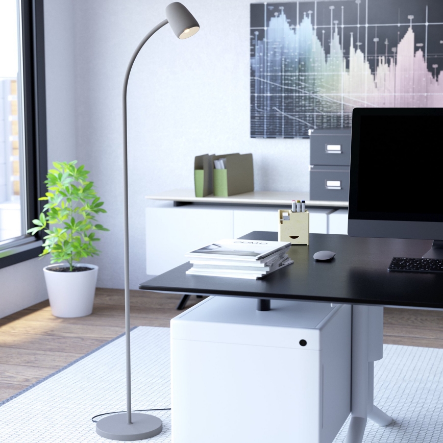 Eglo - Торшер 1xE14/18W/230V кремовий