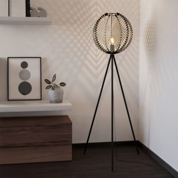 Eglo - Торшер 1xE27/40W/230V белый/черный