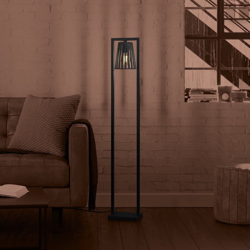 Eglo - Торшер 1xE27/40W/230V черный