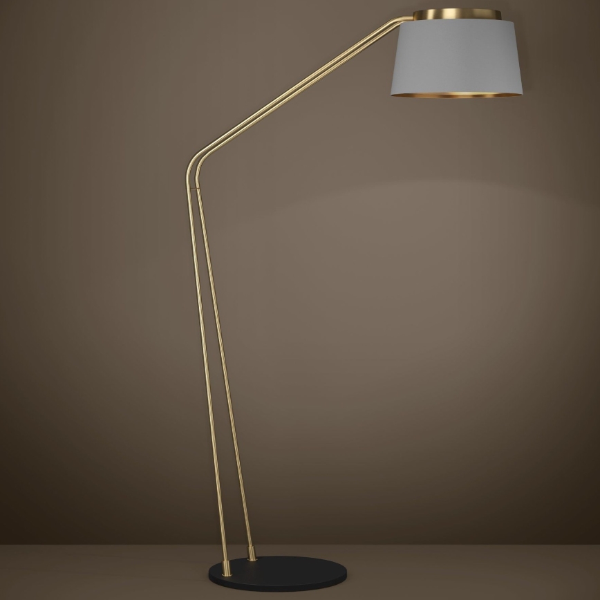 Eglo - Торшер 1xE27/40W/230V серый/золотистый