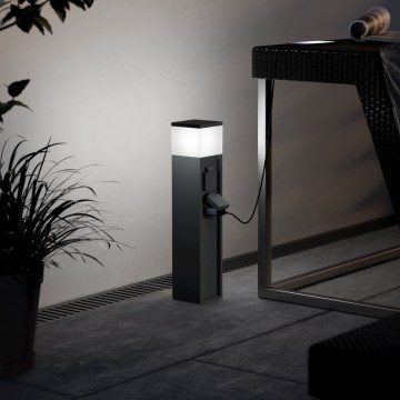 Eglo - Уличный светильник с 2 патронами 1xE27/25W/230V IP54 антрацит
