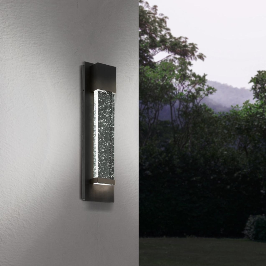 Eglo - Уличный светодиодный настенный светильник 2xLED/3,3W/230V IP44