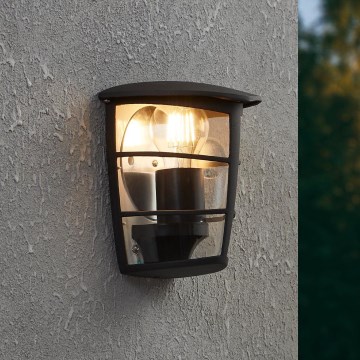 Eglo - Уличный светодиодный настенный светильник E27/1x8,5W/230V IP44