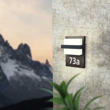 Eglo - Уличный светодиодный настенный светильник LED/10W/230V IP44