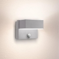Eglo - Уличный светодиодный настенный светильник с датчиком 2xLED/5,6W/230V IP44