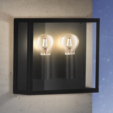 Eglo - Уличный настенный светильник 2xE27/40W/230V IP44