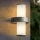 Eglo - Уличный настенный светильник 2xE27/60W серебряный / белый IP44