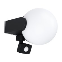 Eglo - Уличный настенный светильник с датчиком 1xE27/15W/230V IP44