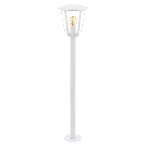 Eglo - Уличный светильник 1xE27/60W/230V IP44, высота 995 мм, белый