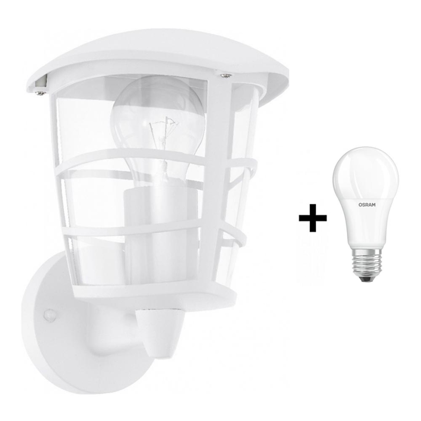 Eglo - Уличный светодиодный настенный светильник 1xE27/8,5W/230V IP44