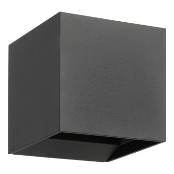 Eglo - Уличный светодиодный настенный светильник 2xLED/2,8W/230V IP54 антрацит