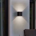 Eglo - Уличный светодиодный настенный светильник 2xLED/2,8W/230V IP54 черный