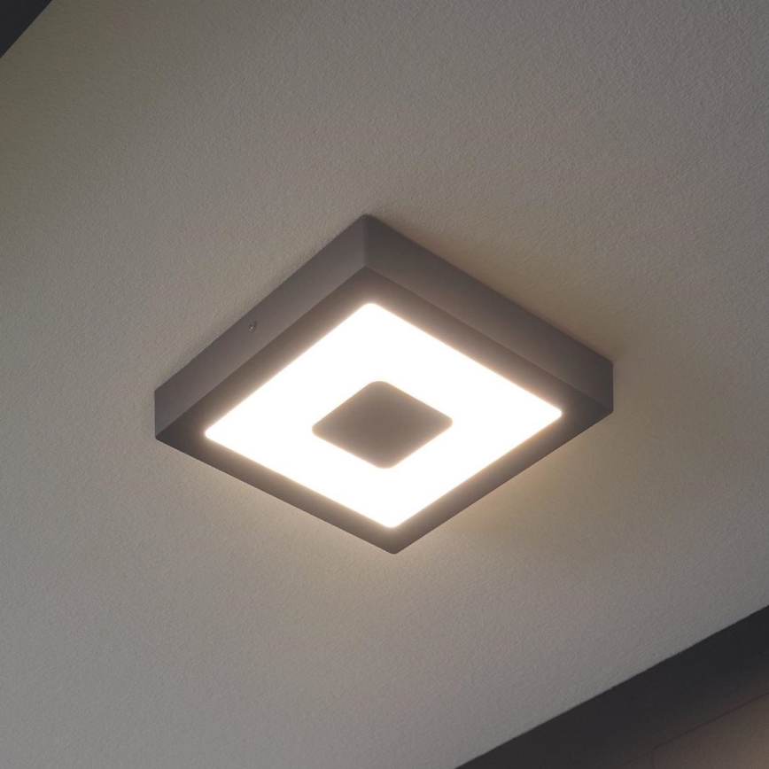 Eglo - Уличный светодиодный потолочный светильник LED/16,5W/230V IP44