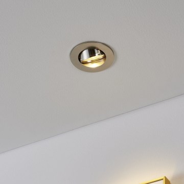 Eglo - вбудований LED точковий світильник 1xGU10/4,5W/230V матовий хром