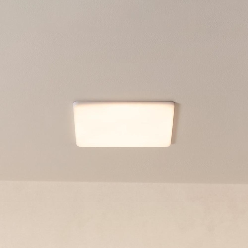 Eglo - Вбудований стельовий LED світильник для ванної LED/18W/230V 21,5x21,5 см IP65