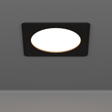 Eglo - вбудований стельовий світильник LED/6,3W/230V 2700/4000/6500K 11,9x11,9 cm чорний