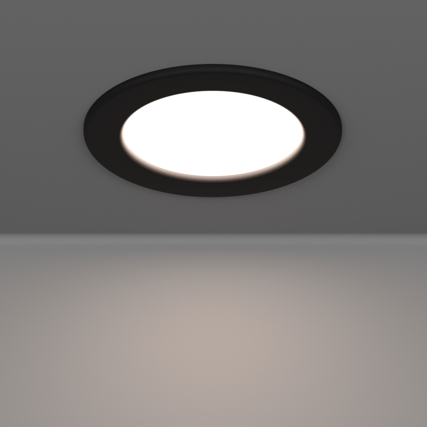 Eglo - вбудований світильник LED/6,3 Вт/230 В 2700/4000/6500 К діам. 11,9 см чорний