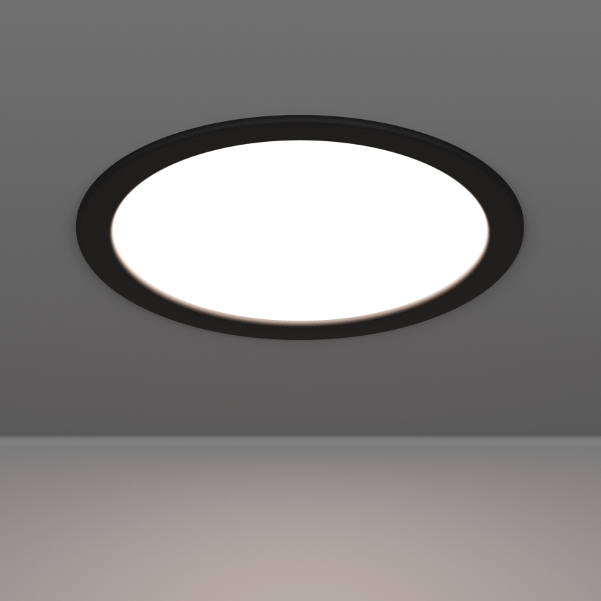 Eglo - Встраиваемый потолочный светильник LED/18,5W/230V 2700/4000/6500K диаметр 21,6 см черный