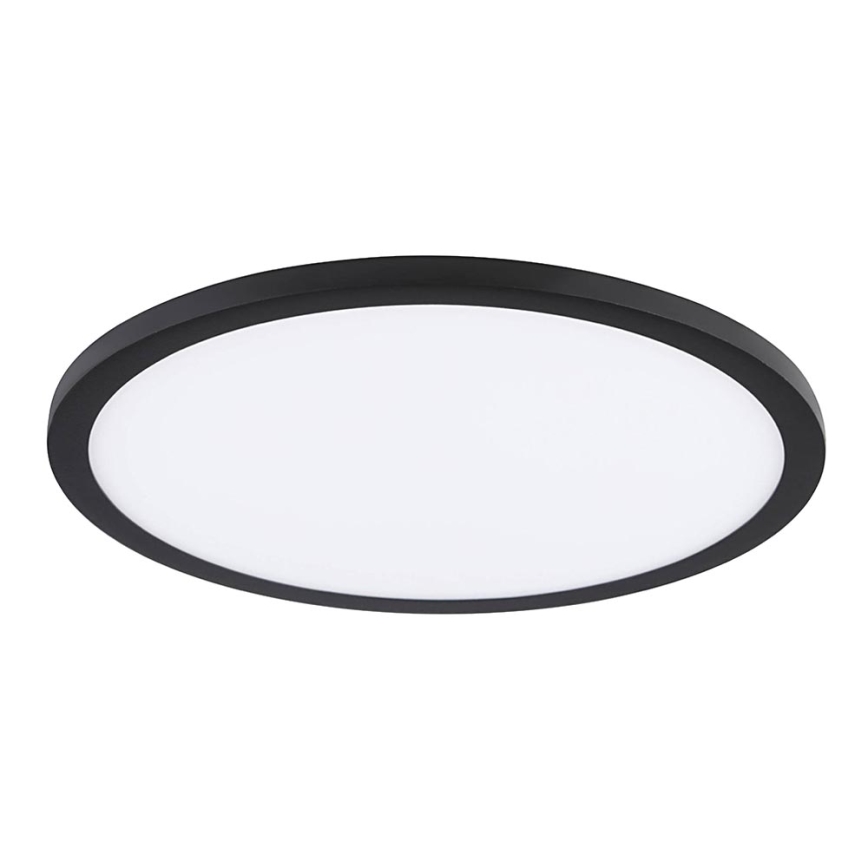 Eglo - Встраиваемый потолочный светильник LED, 22 Вт / 230 В / 4000 К, чёрный, диаметр 22,5 см