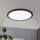 Eglo - Встраиваемый потолочный светильник LED/22W/230V 3000K черный, диам. 22,5 см
