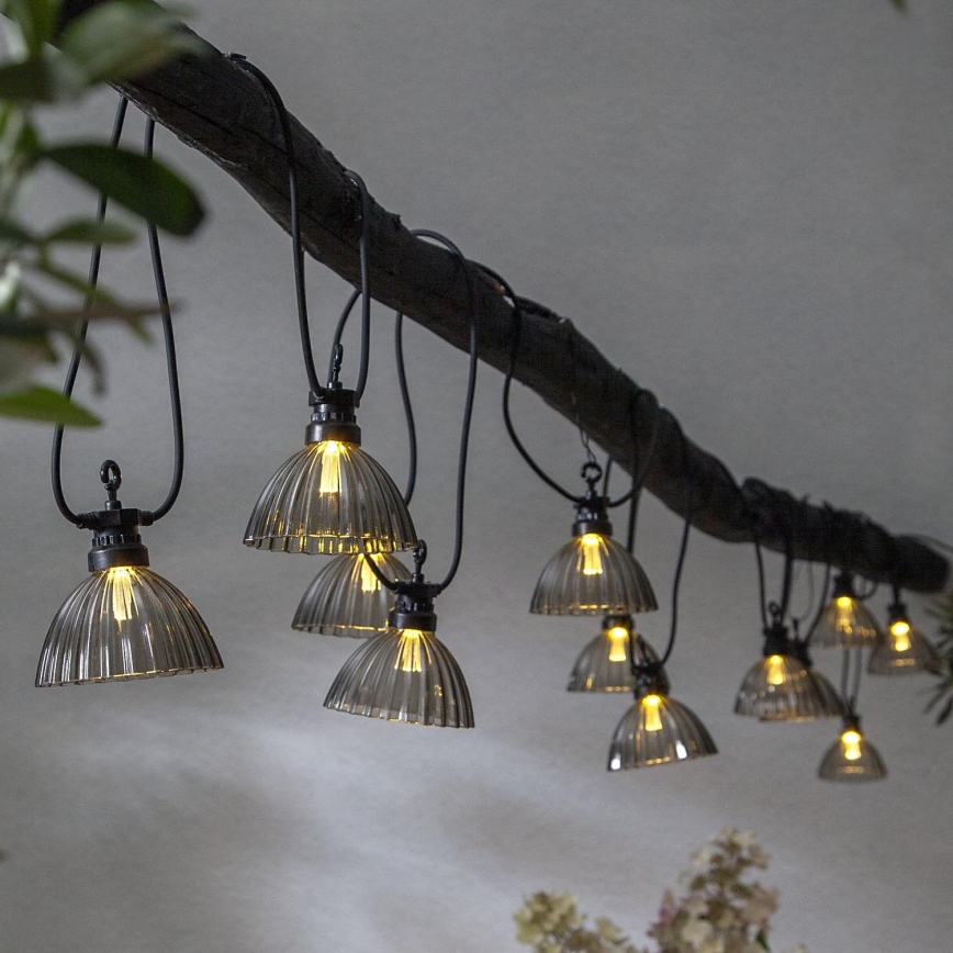 Eglo - Вулична декоративна LED гірлянда 12xLED/0,066W/3,2V IP44