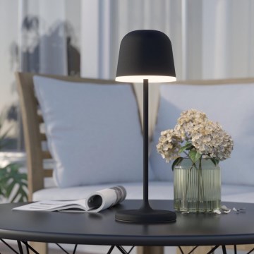 Eglo - Вулична LED акумуляторна лампа з регулюванням яскравості LED/2,2W/5V 1800 mAh чорний IP54