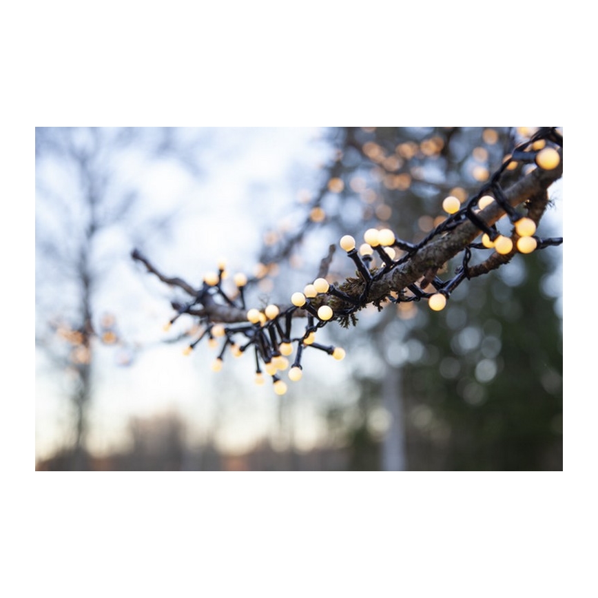 Eglo - Вулична різдвяна LED гірлянда 300xLED/8 функцій 11м IP44 теплий білий