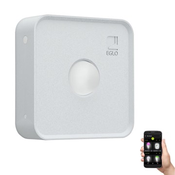 Eglo - Вуличний датчик руху CONNECT SENSOR 12 м 3xAA білий IP44