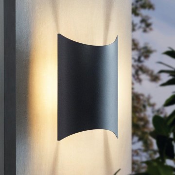 Eglo - Вуличний світлодіодний настінний світильник LED/10W/230V IP44