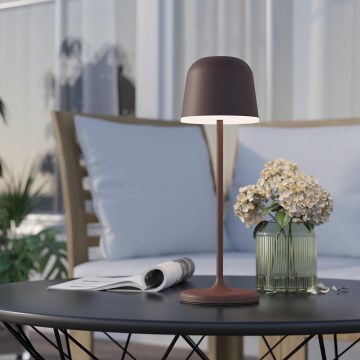 Eglo - Вулична LED акумуляторна лампа з регулюванням яскравості LED/2,2W/5V 1800mAh коричневий IP54