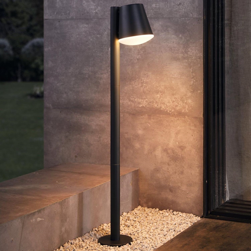 Eglo - Вулична LED лампа з регулюванням яскравості CALDIERO-C 1xE27/9W/230V антрацит IP44