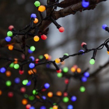 Eglo - Вулична різдвяна LED гірлянда 300xLED/8 функцій 11м IP44 кольорова