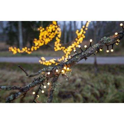 Eglo - Вулична різдвяна LED гірлянда 700xLED/1 функція 19м IP44 теплий білий